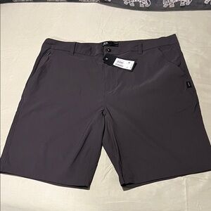 Oakley Men's Charcoal Flat Front Shorts